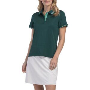 PUMA GOLF Myrtle Pique Tipped Short Sleeve Polo